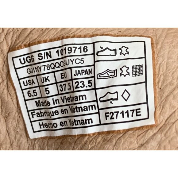 UGG 1019716 Alameda Zip Sneaker Boot Women 6.5 Shoe Leather Sherpa Mid 6986 - Picture 5 of 10